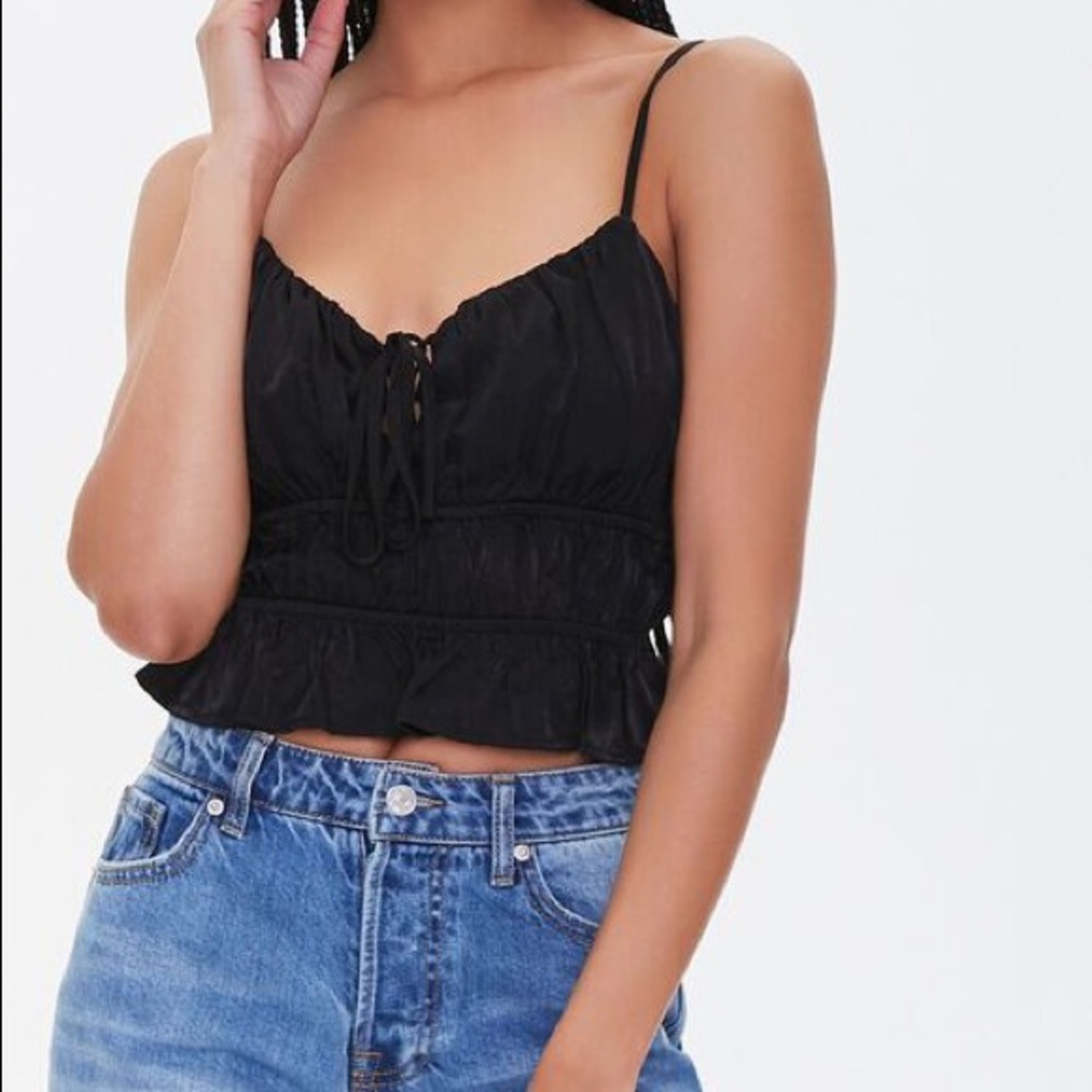 Satin Tiered Cami
